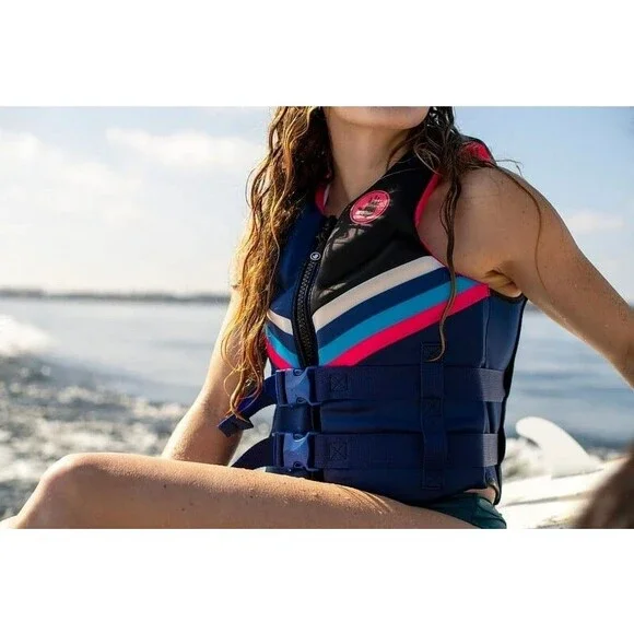 Body Glove Women's Swim Vest - Blue, Pink, Black - Picture 7 of 10